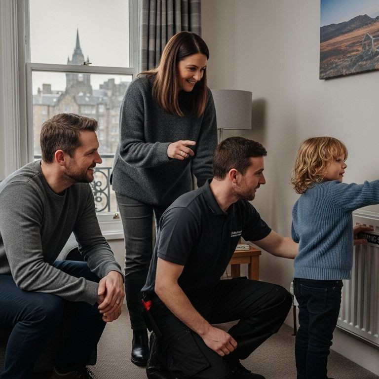 flush heating system