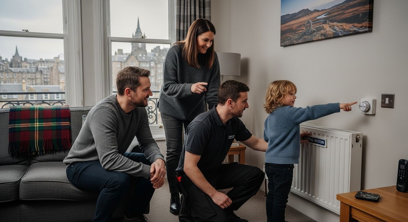 flush heating system