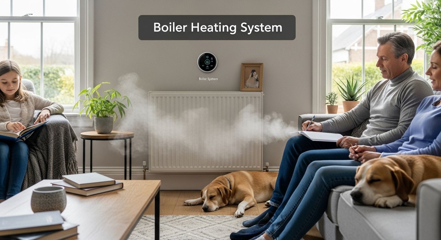 boiler heating system house