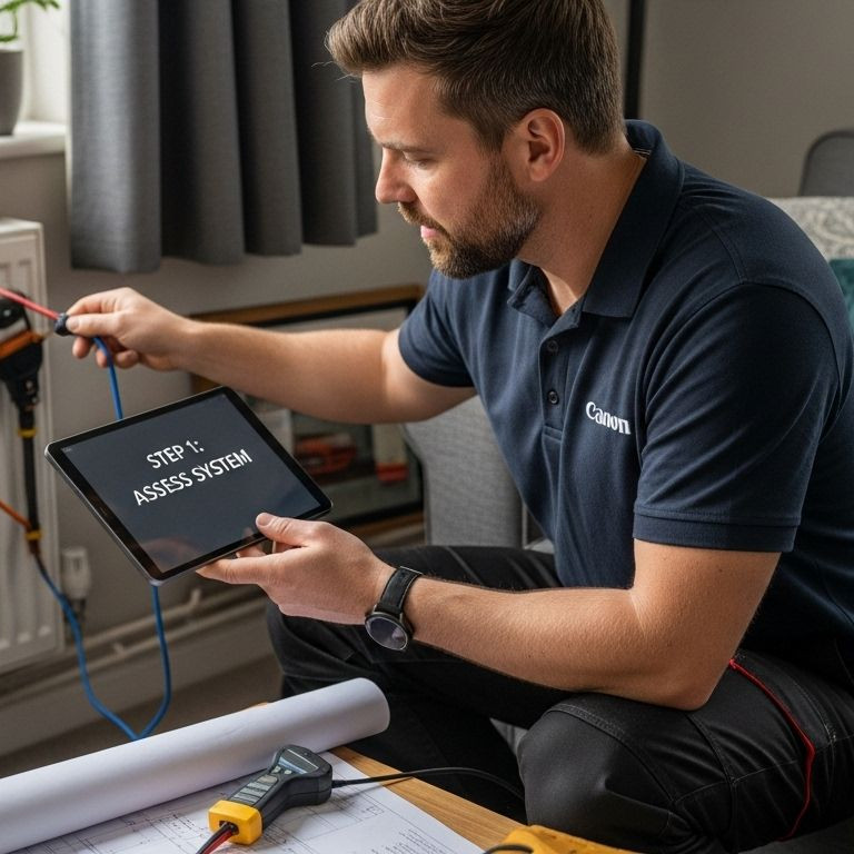air source heat pump installation assessment