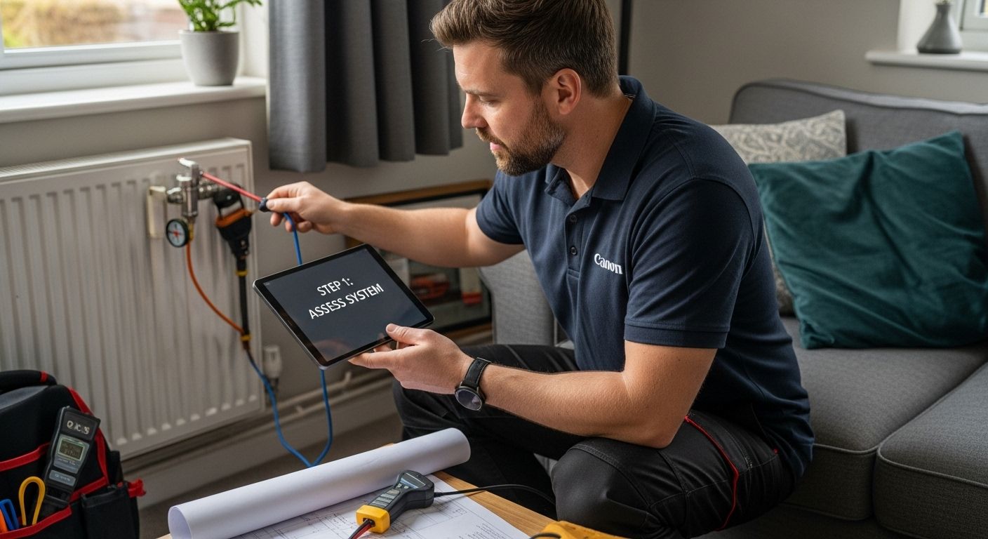 air source heat pump installation assessment