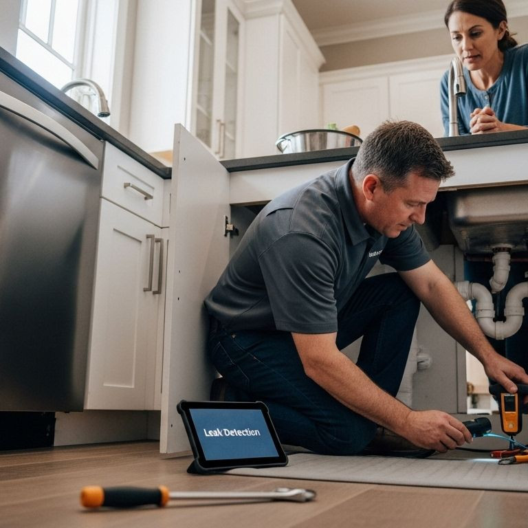 plumbing leak detection professional