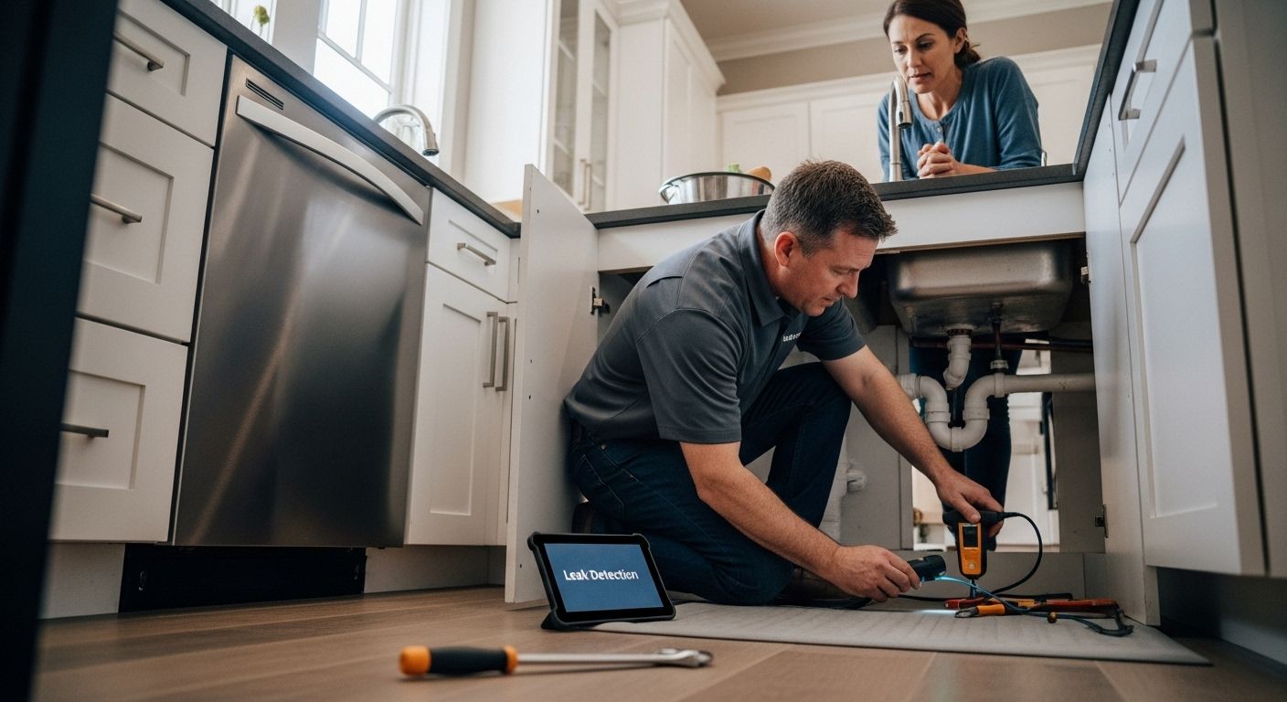 plumbing leak detection professional
