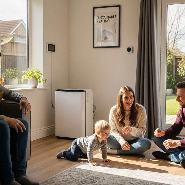 sustainable heating home family