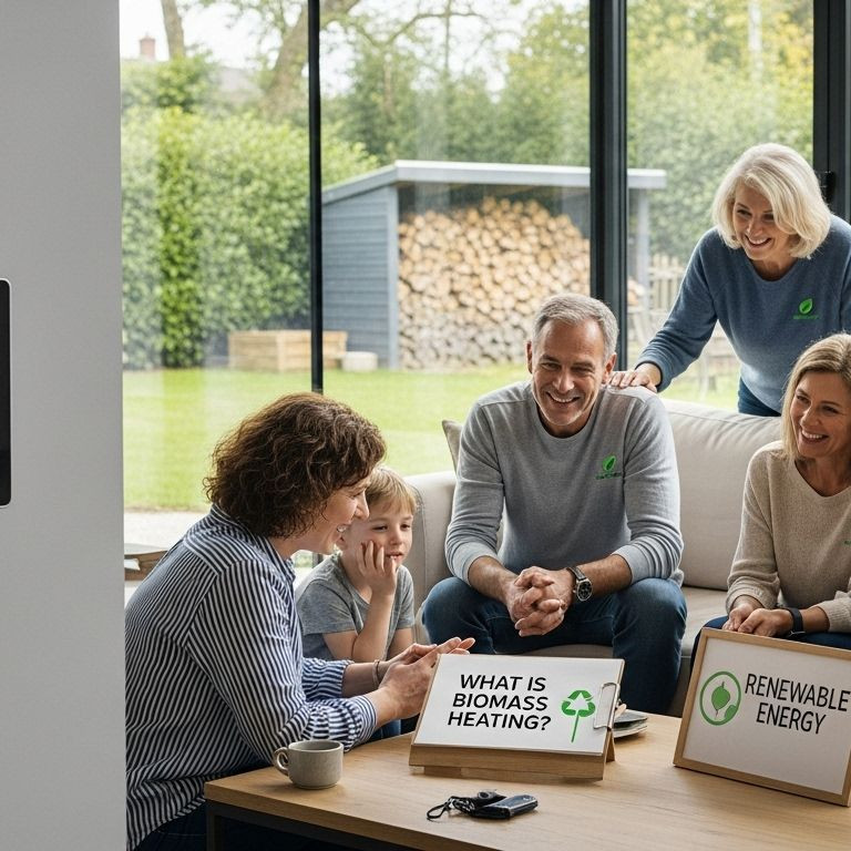 biomass heating family home