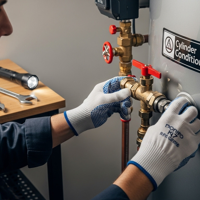 hot water cylinder inspection