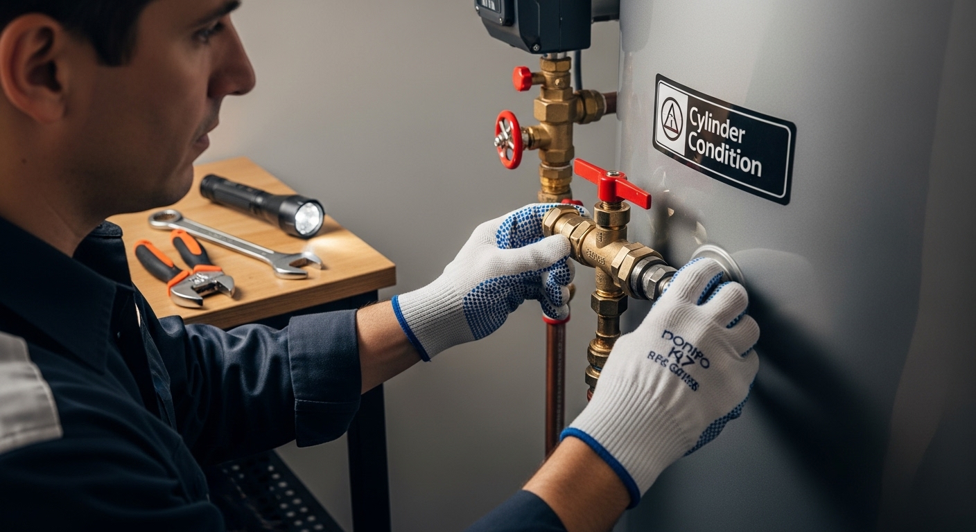 hot water cylinder inspection