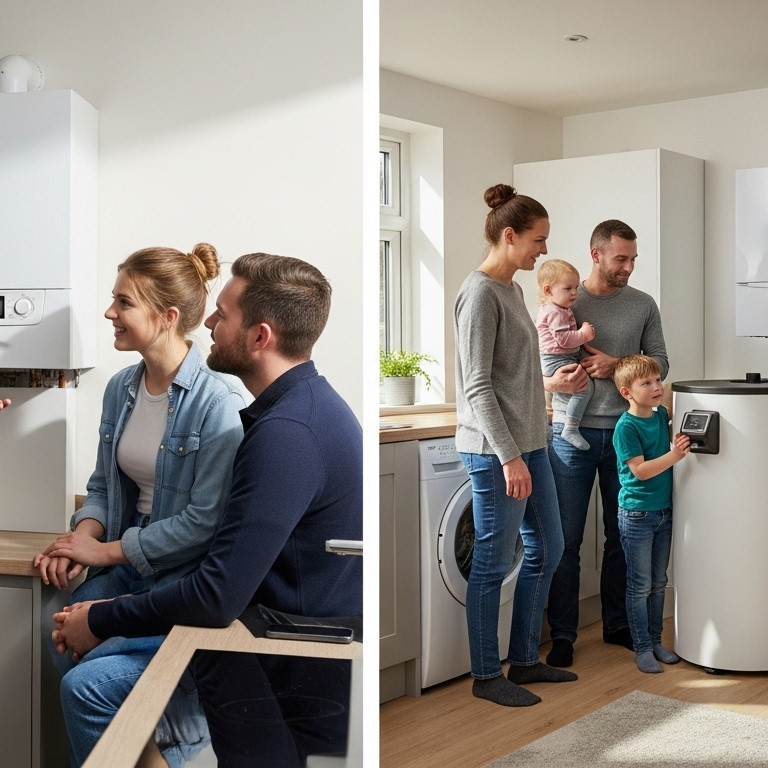 combi boiler, system boiler, home heating comparison