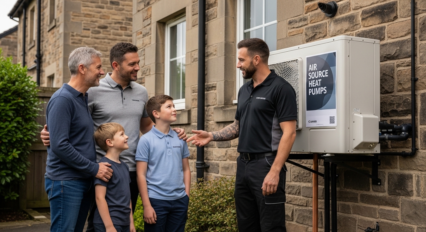 air source heat pump home