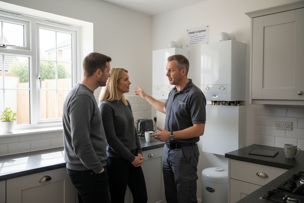 combi vs system boilers