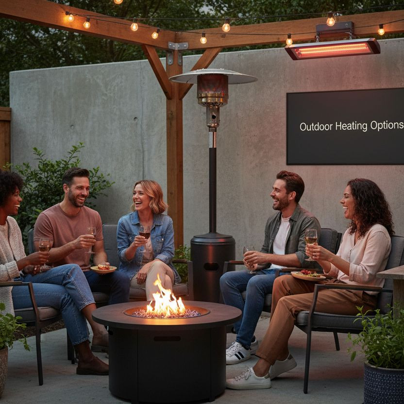 outdoor heating options gathering