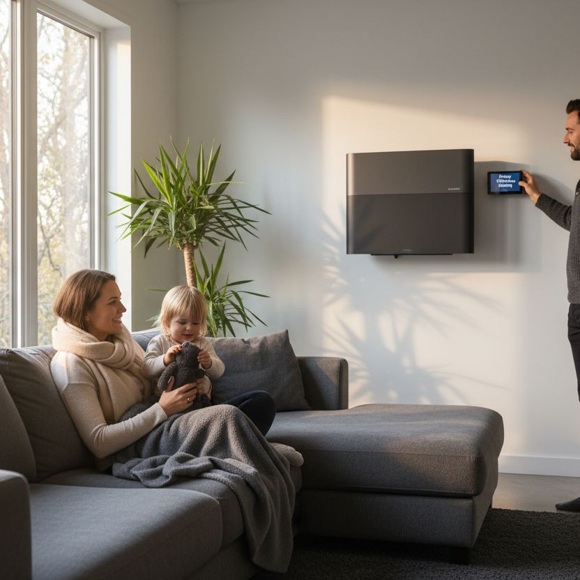 energy efficient heating home