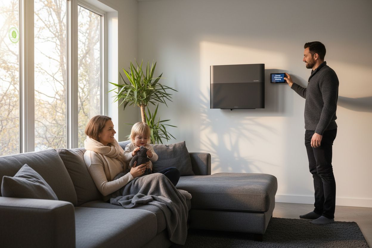 energy efficient heating home